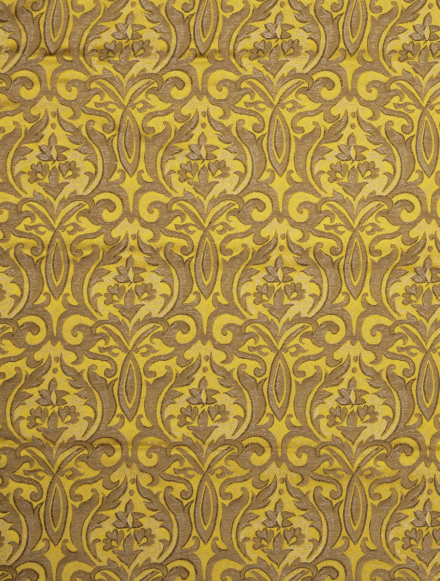 Brocade Modern Gold Fabric Fabricut